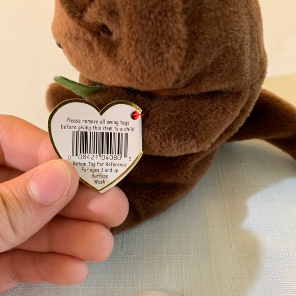 RARE! BEANIE BABIES SEAWEED - Picture 5 of 8